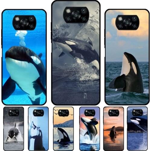 Killer Whale Orca For Xiaomi Mi 10T Pro 9T A3 8 9 Mi 11 Lite Ultra Phone Case For POCO M3 Pro X3 F2 F3 Coque