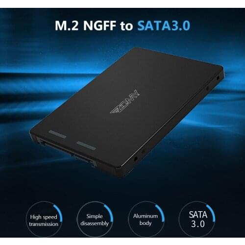 Portable M.2 NGFF to SATA USB3.0/2.0 HDD Enclosure 2.5inch Serial Port SATA SSD Hard Drive Case Mobile External HDD Case Adapter