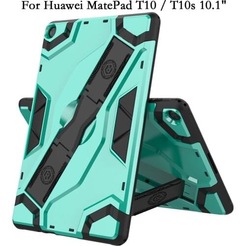 Shockproof Stand Fundas Tablet Cover for Huawei Mate Pad MatePad T10s T10 T 10s MatePadT10s 10.1 Case Hard PC TPU Silicone Shell