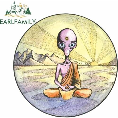 EARLFAMILY 13cm x 13cm for Desert Monk Funny Car Stickers and Decals Vinyl Waterproof Scratch-Proof Car Assessoires Decoration