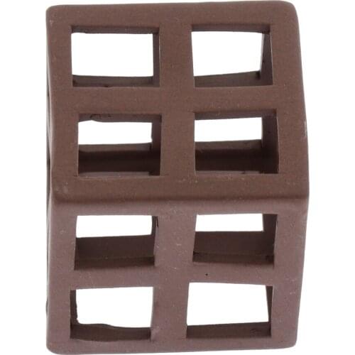 Ceramic Shrimp Shelter Ornaments for Fish Tank Shrimp House Small Fish Playing Shelter Hideouts Cave