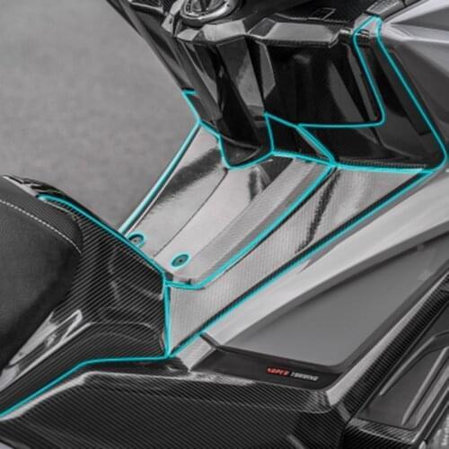 Kodaskin 2D Carbon AK550 Fairing Emblem Sticker Decal Motorcycle Body Full Kits Decoration Sticker For KYMCO AK550