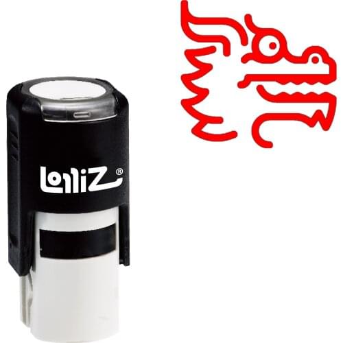 LolliZ Dragon Self-Inking Rubber Stamp - Modern Symbol Series