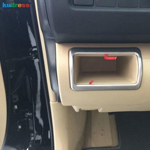 For Toyota Camry 2015 ABS Matte Car Front And Rear Roof Reading Light panel decoration Dome Lamp cover trim Accessories