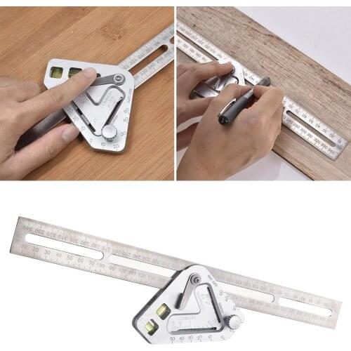 Multifunctional Carpenter Tools Woodworking Ruler Angle Ruler Carpentry Tool Measuring Tools