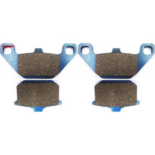 Carbon Brake Pad Set for KAWASAKI GPZ 250 GPZ250 R 1986 1987 Front Rear 87 86