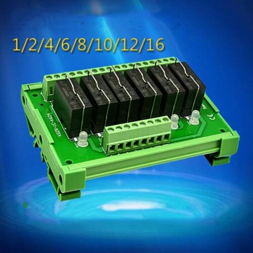 One Open and One Closed Relay Module Module 2/4/6/8/10/12/16 Channels PLC Amplifier Board Output Board