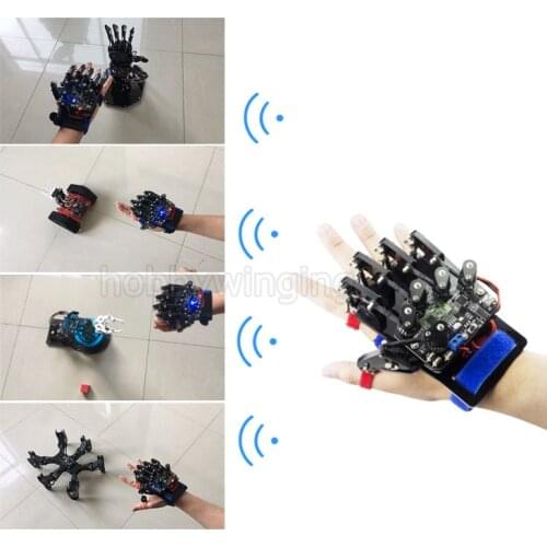 Robotic Wireless Somatosensory Controller Exoskeleton Hand Palm Finger Remote Control DIY RC Arduino Open Source Robot