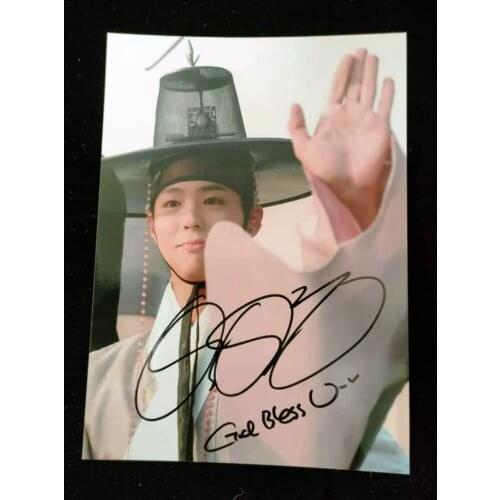 Hand signed Park Bo Gum autographed photo Boyfriend 5*7 inches free shipping 122020