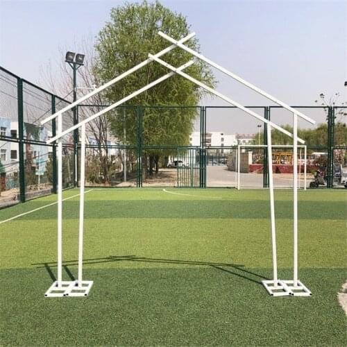 Wedding Background Frame Wrought Iron Flower Stand Home Birthday Party Background Wall Decorative Shelf Gold White