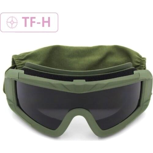 Windproof Anti-Fog Goggles Impact-Resistant Glasses Off-Road Motorcycle Riding Goggles Military Fans CS Paintball Goggles Gift