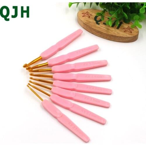 8pcs/lot Crochet Hooks Stitches Knitting Needles Handicraft Crochet Set Hand Weave Tool DIY Yarn knitting needles