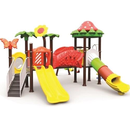 XIANGYU attractive outdoor playground swing and slide play set for kids 114MM PIPE (Size: 720x600x380cm)