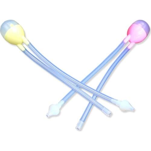 1 Baby Safe Nose Cleaner Vacuum Suction Nasal Mucus Runny Aspirator Inhale Baby Kids Healthy Care Convenient