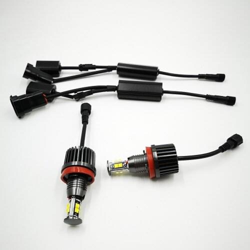 2Pcs/1Set 2x40W 80W E92 H8 LED Angel Eyes Led Marker Lights canbus for BMW X5 E70 X6 E71 E90 E91 E92 M3 E89 E82 E87 Headlight