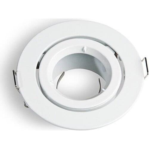 2pcs Round Fixed Recessed Downlight Spotlight Fitting Lamp Holder Fixture
