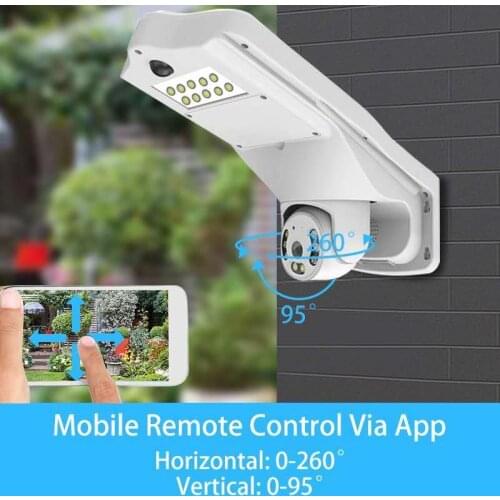 2MP 1080P Day Night Full Color Wireless PTZ IP Camera Motion Detection Lamp Courtyard Shine Light Alarm Surveillance Camera