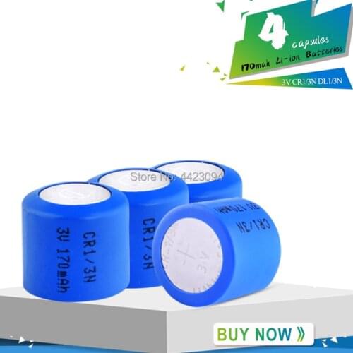 4pcs CR1/3N 5008LC LITHIUM CAMERA DL1/3N K58L 2LR76 1/3N 3V DOG COLLAR BATTERY