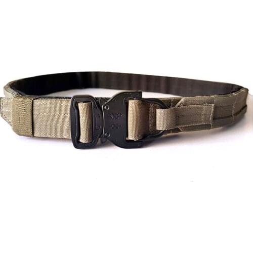 CS With Combat Belt And Multicam MOLLE Belt Inside And Outside