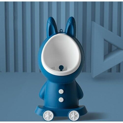 Rabbit Baby Potty Toilet Toddler Stand Vertical Urinal Kid Training Pee Portable P31B