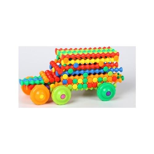 Diy Building Blocks Plastic Inserting Assemble Blocks Toy Kids Educational Toys Creative Gift