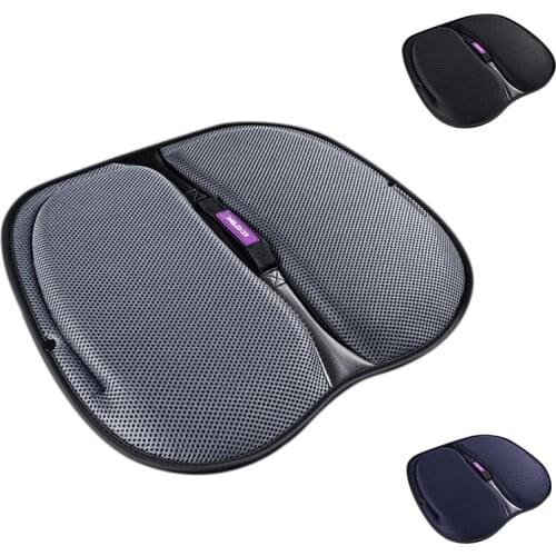 Gel Enhanced Car Seat Cushion Memory Foam Seat Pad with 3D Breathable Non-Slip Net for Tailbone Pain Office Car