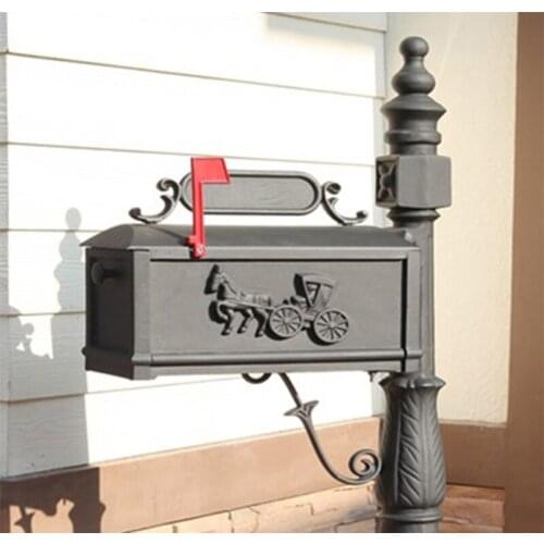 Classic Decorative Cast Aluminum Mail Box Mailboxes by Better Box Mailboxes