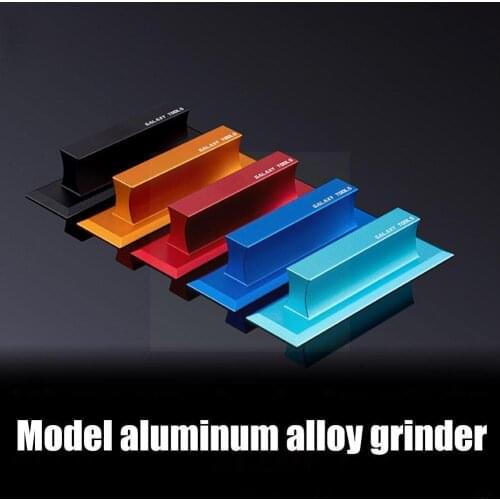 Model Aluminum Alloy Sanding Block Gundam Military Tool Handheld Sander Sandpaper Adhesive Sandpaper Sanding A2F3
