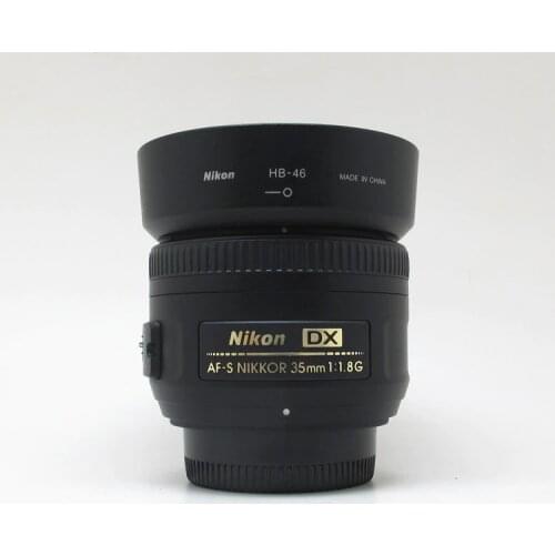 USED Nikon AF-S DX NIKKOR 35mm f/1.8G Lens with Auto Focus for Nikon DSLR Cameras