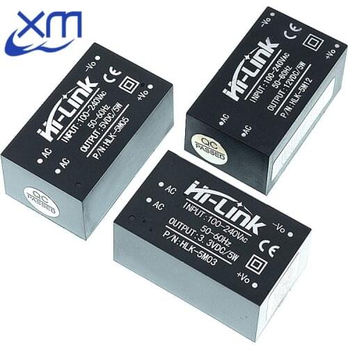 HLK-5M05 HLK-5M03 HLK-5M12 5W AC-DC 220V to 12V/5V/3.3V Buck Step Down Power Supply Module Converter Intelligent