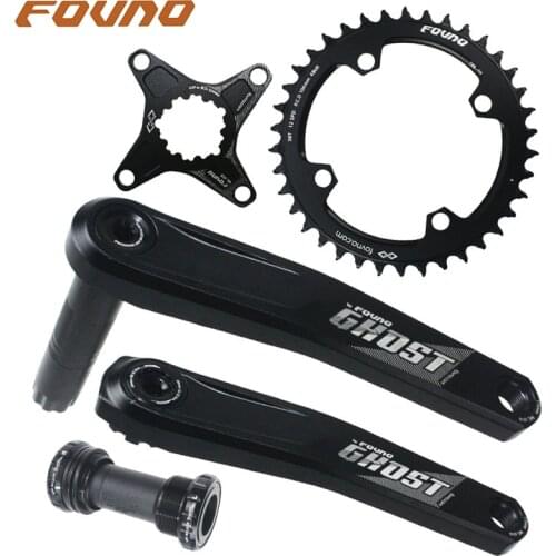 FOVNO Bicycle Crankset 175mm MTB GXP Crankset with Chainring 32T 34T 36T 38T w/ Bottom Bracket for SRAM XX1 XO1 X1 GX XO X9