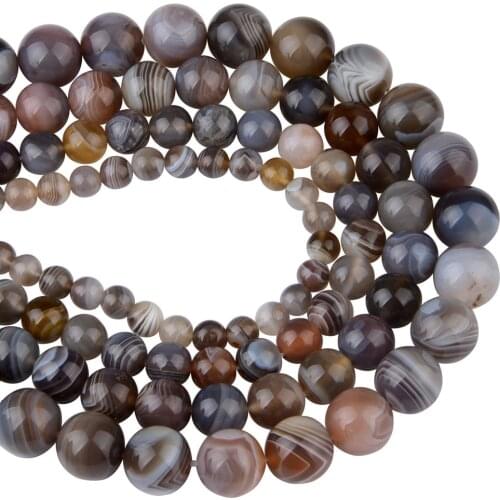 High Quality Natural Bostewana Carnelian Beads Round Stone Beads For Jewelry Making DIY Bracelet Necklace 8/10/12mm Strand