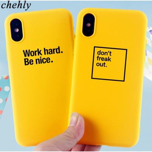 Funny Phone Case for iPhone 6s 7 8 11 Plus Pro X XS Max XR Fashion Words Cases Soft Silicone Fitted TPU Back Accessories Covers