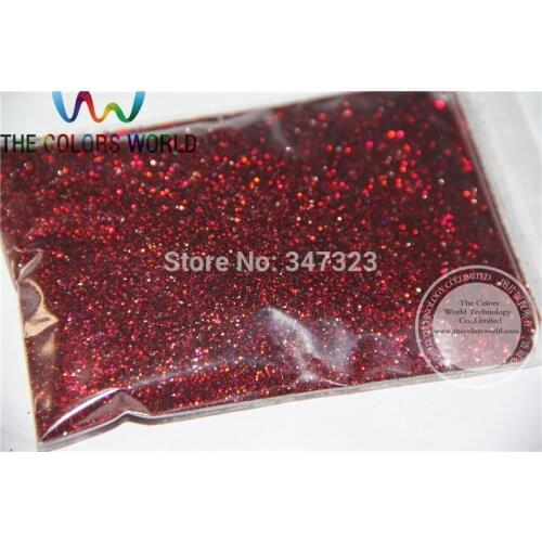 0.4MM Laser Wine Red Color holographic Glitter nail tools or other art Decoration sequins