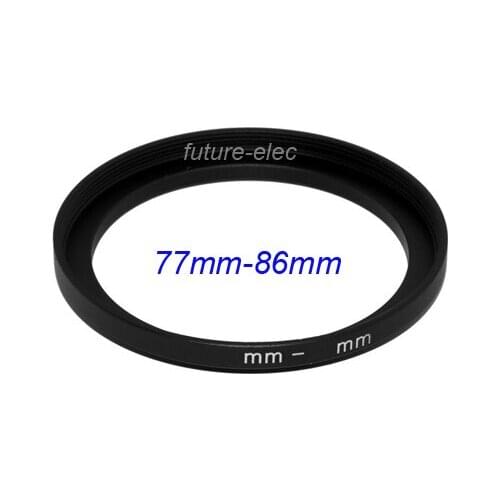 1 x 77mm to 86mm 77mm-86mm 77-86 mm 77 86 Metal Step-Up Step Up Ring Camera Lens Lenses Filter Stepping Adapter Hood Holder F006