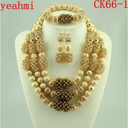2018 Colorful Nigerian Wedding African Crystal Beads Jewelry Set Indian Bridesmaid Necklace Jewelry Set Free Shipping CK66-1