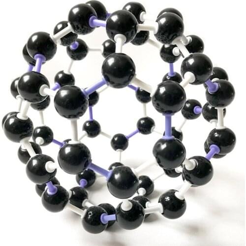 DIY Tensegrity C60 3D Assemble stick Fullerence kit Football geometric science toy Teach tool supply for school student boy girl