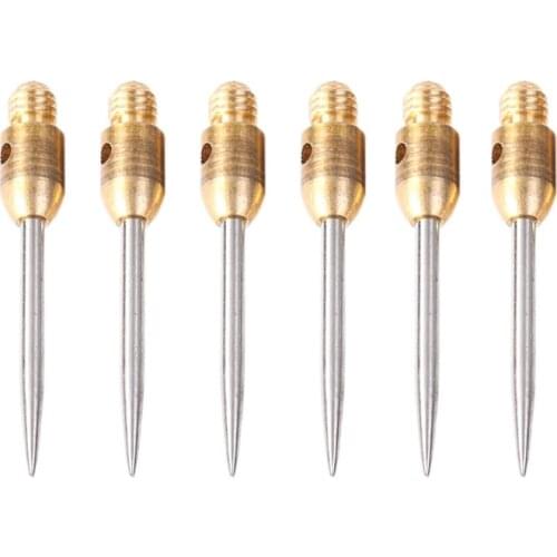 6pcs/set 2BA Thread Dart Steel Tip Metal Dart Shafts Professional Replaceable Darts Accessories Dropshipping