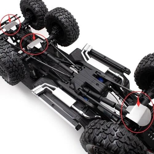 Rc Crawler Toy Car Parts Frame Chassis Axle Metal Guard Set For 1/10 Scale Remote Control Car Traxxass Trx6 G63 6*6 Accessories