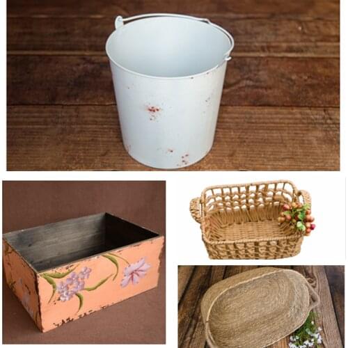 Baby photo full moon modeling props basket newborn frame childrens studio modeling basket