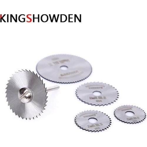 6pcs/set Metal HSS Circular Saw Blade High Speed Steel Woodworking Cutting Discs For Dremel Rotary Tool Durable Quality Tool Set