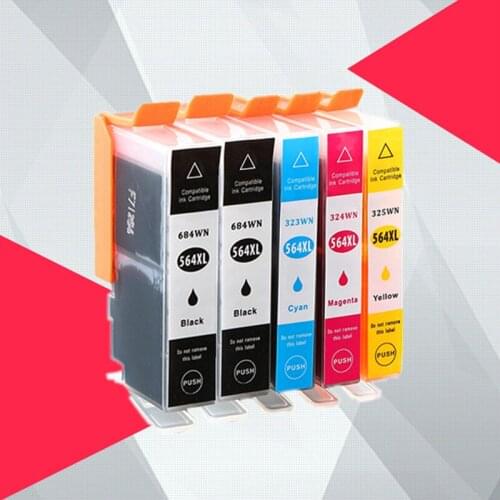 For hp564 Compatible ink cartridge 564XL for HP Photosmart 5510 5514 5515 5520 6510 B109a B110a B209a 7510 C310a 3070A 3520 4620