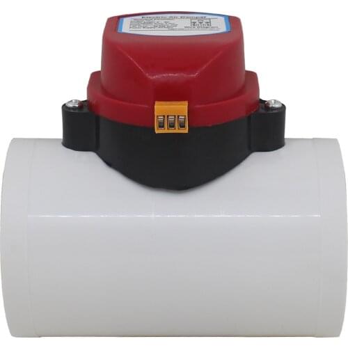 220V PVC Plastic HAVC Electric Damper Check Valve 75/110/160 Air Duct Volume Control Valves For Ventilation Pipe 24V 12V