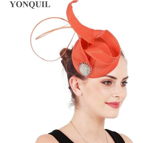 Cocktail Mesh Headpiece Imitation Sinamay Fascinator Hats Women Elegant Accessories Hair Bands Cocktail Headwear Nice Fascinator