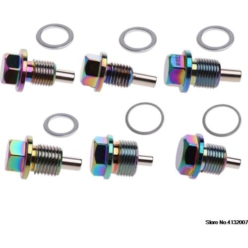 M12 M14 M16 M20x1.5/1.25 Aluminum Magnetic Oil Drain Plug Bolt Sump Nut