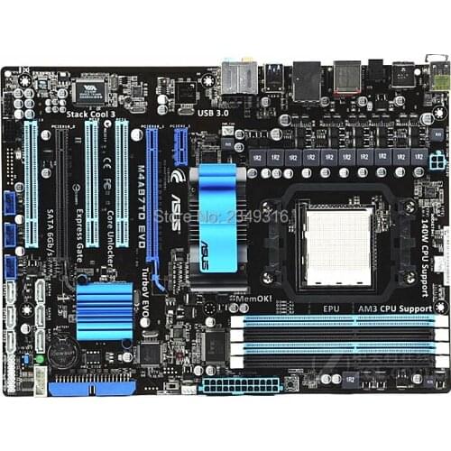 For Asus M4A87TD EVO Desktop Motherboard 870 Socket Socket AM3 DDR3 Original Used Mainboard