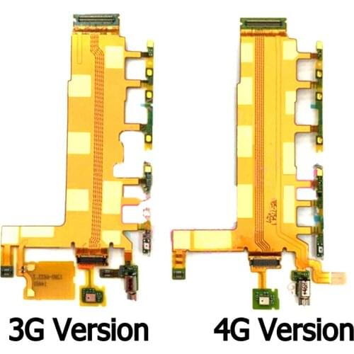LCD MainBoard Flex Cable For Sony xperia Z3 3G&4G Version L55T L55U D6603 D6683 Volume Switch & Microphone &Vibrators Flex cable