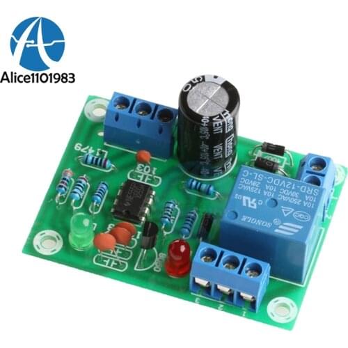 Liquid Level Controller Module Water Level Detection Sensor Controller Board 9V 12V AC DC High Current Relay Control Pump