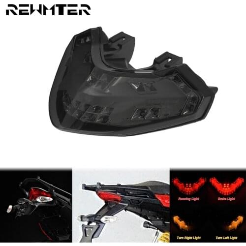 Motorcycle Rear Brake Taillight Turn Signal E-Mark LED Integrated Run Light For Ducati Multistrada 1200 1200S 2010-2015 2014