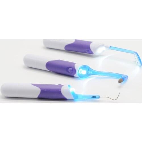 1Set Dental Hygeine Cleaning Tool Kits Dental Mirror/Plaque Remove/Tooth Stain Eraser LED Oral Clean Tooth Care
